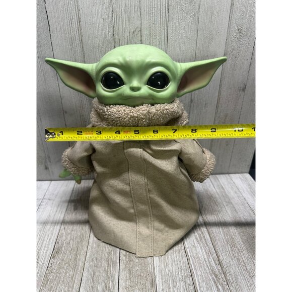Star Wars Mandalorian The Child Grogu Baby Yoda Plush Stuffed Toy 11" Tall - Picture 8 of 15